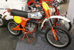 Simson GS50, Enduro-Eigenbau auf Simson-Basis, Baujahr 1980, 1-Zyl.2-Takt, 50ccm, 10PS, Vmax.100Km/h, Fahrzeugmuseum Suhl, April 2025