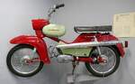 Simson SR4-2/E, Entwurf für eine sportliche Variante des Mopeds  Star , Baujahr 1964, 50ccm, 2-Takt, 3,4PS, 4-Gang, Vmax.60Km/h, Einzelanfertigung, keine Serie, Fahrzeugmuseum Suhl, April 2025