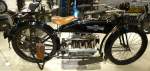 Henderson Modell E, Oldtimer-Motorrad aus den USA, Baujahr 1910, 4-Zyl.4-Takt-Reihenmotor mit 1063ccm und 12PS, Vmax.100Km/h, NSU-Museum, Sept.2014 