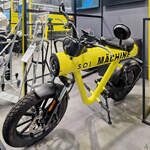 Das Pocket Rocket Elektrobike war Teil der Ausstellung auf der Hannovermesse.