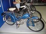 Das Mobilia Automuseo besitzt eine große Sammlung von altertümlichen Mopeds und Fahrrädern.

Hersteller Tunturi, Baujahr 1956

Kangasala, Finnland, 14.4.2013