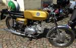 Benelli 250Sport Spezial, italienisches Motorrad mit 250ccm, gebaut von 1971-73, ausgestellt zum Waldkircher Sonntag, Juli 2014