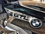 Logo der BMW K 1600 GT. Foto: Berliner Motorrad Tage, BMT, 08.02.2019