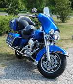 =Harley Davidson steht im Mai 2018 in Quedlinburg