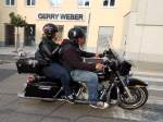 Schminken anlässlich der Harley Davidson Charity Tour 2013; 130814