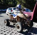 =Suzuki-Quad steht auf dem Nubloparkplatz auf Gran Canaria im Januar 2017