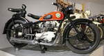 AWO 425, einziges Motorrad aus DDR-Produktion mit 4-Takt Motor, 1-Zyl., 250ccm, 12 PS, Vmax.100Km/h, gebaut in Suhl von 1950-60, Fahrzeugmuseum Suhl, April 2025 