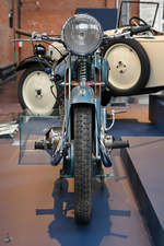 Ein Motorrad DKW SB 500, ausgestellt im Sächsischen Industriemuseum Chemnitz.