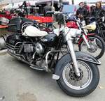 =Harley Davidson Electra Glide steht zum Verkauf bei der Veterama, 10-2017