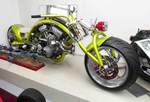 =Harley Davidson  FATSO , Einzelstück von Joe Palmero aus dem Jahr 2012, 1350 ccm, 82 PS, präsentiert im Automobilmuseum Fichtelberg im Juli 2018