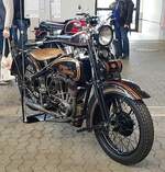 =Harley Davidson, ausgestellt bei der Technorama 2023 in Kassel
