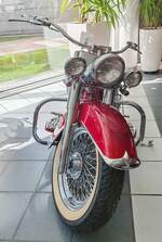 =Harley Davidson, gesehen im Museo Nicolis in Verona, 09-2025