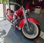 =Harley Davidson, gesehen im Museo Nicolis in Verona, 09-2025