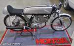 Honda CR 110, BJ 1961, 50 ccm, 11 PS, war beim Autojumble in Luxemburg zu sehen. 03.2026