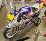 Motorrad Honda NSR 250 R SP2, BJ 1994, 250 ccm, 67 PS, war beim Autojumble in Luxemburg ausgestellt. 03.2026