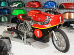 Dieses Münch 4 1200 Rennmotorrad ist Teil der Ausstellung im Technik-Museum Speyer.