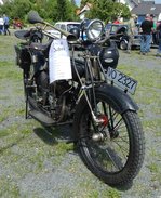 =NSU 502 T, Bj. 1924, ausgestellt bei den Motorrad-Oldtimer-Freunden Kiebitzgrund im Juni 2016