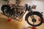 Brough Superior  Old Bill  740 ccm, das British Motorrad stammt von 1923. Motomuseum Pavlikov beim Rakovnik. 2016:07:30