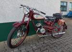 =Bismark-Motorrad LM 98 T, gesehen bei der Oldtimerveranstaltung der OLDTIMERFREUNDE OHMTAL in Dannenrod, 09-2025