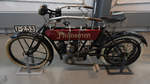 Ein Phänomen Phänomobil Modell 2 von 1908 ist im Verkehrszentrum des Deutschen Museums in München ausgestellt.