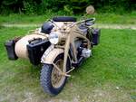ZÜNDAPP KS-750 (Bj1942), ein geländegängiges Motorradgespann der ehem. Wehrmacht; 130622