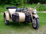 Zndapp KS-750, Baujahr 1942 nimmt beim WK-II Camp in Ampflwang teil; 130622