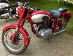 BSA, englisches Motorrad aus den 1950er Jahren, 1-Zyl.-Motor mit 500ccm, Traktorentreff Reiningen/Elsa, Aug.2013