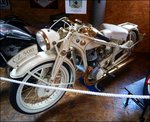 CZ 500 Vatican, 484ccm, 15 HP, 115km/st.(für die päpstliche Gardedas) Tschechische Motorad stammt von 1939. Motomuseum Pavlikov bei Rakovnik. 2016:07:30