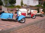 Berliner Roller und Troll 1 beim jährlich am 1.Mai stattfindenten Oldtimertreffen am Nutzfahrzeugmuseum Hartmannsdorf