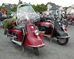 =Heinkel Tourist, ausgestellt bei den Motorrad-Oldtimer-Freunden Kiebitzgrund im Juni 2016
