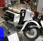 IWL SR59 Berlin, DDR-Motorroller, Bauzeit 1959-63, Fahrzeugmuseum Suhl, April 2025