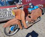 =Simson Schwalbe, ausgestellt bei der Oldtimerveranstaltung in Frankenberg, 05-2026