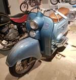 =Adler Junior-Motorroller, präsentiert vom Zylinderhaus in Bernkastel-Kues, 04-2023