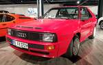 =Audi Sport Quattro Coupe, Bauzeit 1984 - 1985, 2093 ccm, 306 PS, 250 km/h, gesehen im EFA Museum in Amerang, 06-2022