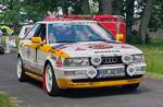 =Audi Quattro auf dem Weg zur Oldtimerausstellung bei Schloss Fasanerie, 06-2025
