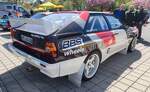 =Audi Quattro, gesehen bei der Oldtimerveranstaltung in Frankenberg/Eder im Mai 2023