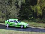 Nr.59 BMW 318ti Compac Martin Dose & Markus Lehmann auf teils noch glaten Asphalt, Youngtimer Rally Köln - Ahrweiler 12.11.2016, Morgens -2° auf teils noch glaten Asphalt 