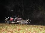 Dirk Krüger & Alexander Schneider BMW E36 mit der Startnumer 14 bei der  Youngtimer  39. ADAC Rallye Köln Ahrweiler 12.11.2016, Nachts in der Eifel, (Blitzlicht ist erlaubt)