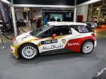 Citroen DS 3 WRC auf der International Motor Show in Luxembourg am 12.12.2014