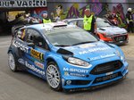 Ford Fiesta RS WRC (Mads Ostberg / Ola Floene) im Servicepark der Deutschland-Rallye, 19.08.2016