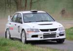 Mitsubishi EVO 6 WP1 der Rally Sonnefeld (AMC Hohe A�litz) am 20.04.2013. (Klaus J�rgen Faust/ Doris N�gel/ 12)