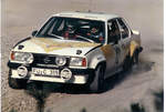Opel Ascona B Gruppe-2 by Mattig Bj. 1980, Rallye Marienberg 1981,                          Thomas Zollhoefer - Bernd Stadter,