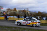 Mitzieher, Opel Astra GSi 16V B.J.1992, Buninga Ron & Hoekstra Danny, ADAC Rallye Köln-Ahrweiler. Demo am 8.11.2025. Parkplatz Kurs Müllenbach P3 des Nürburgring.
