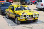 Opel Ascona Ralley am 02.08.26 in Wittlich im Fahrerlager der ADAC Ralley Mittelrhein 