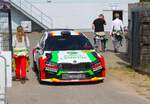 Skoda Fabia Ralley am 02.08.26 in Wittlich im Fahrerlager der ADAC Ralley Mittelrhein 
