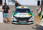 Skoda Fabia Ralley am 02.08.26 in Wittlich im Fahrerlager der ADAC Ralley Mittelrhein 