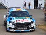 Skoda Fabia Ralley am 02.08.26 in Wittlich im Fahrerlager der ADAC Ralley Mittelrhein 