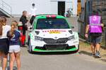 Skoda Fabia Ralley am 02.08.26 in Wittlich im Fahrerlager der ADAC Ralley Mittelrhein 