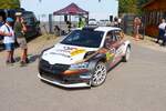 Skoda Fabia Ralley am 02.08.26 in Wittlich im Fahrerlager der ADAC Ralley Mittelrhein 
