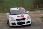 Suzuki Swift Sport bei der Streckenbesichtigung der Rally Sonnefeld (AMC Hohe A�litz) am 20.04.2013.